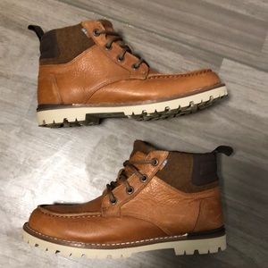 waterproof dark toffee leather men's hawthorne boots